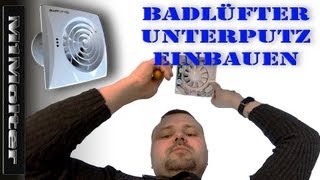 Badlüfter einbauen  Einbauanleitung [upl. by Yalahs829]