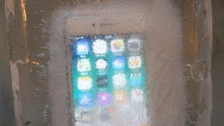 iPhone 8 Water Freeze Test 24 Hours [upl. by Eiznekcam]