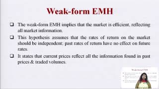 Efficient Market Hypothesis EMH [upl. by Aryahay]