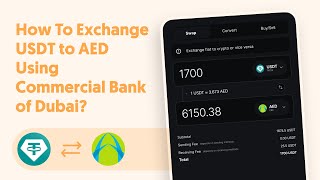 How To Exchange USDT To AED Using CBD [upl. by Levitus]