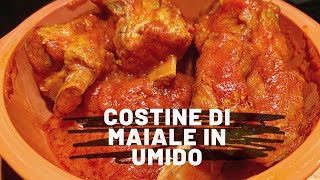 Deliziose Costine di Maiale in Umido Condite con Passata di Pomodoro  La Cucina di Maria [upl. by Pappano]