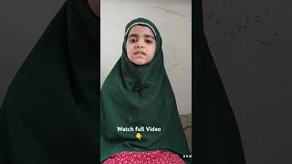 Beutiful voice  Nabi Jane Khuda Jane  Zainab Fatima [upl. by Acirret467]