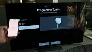 How to setup LG webOS using thinQ app  LG OLED65C27LA OLED evo Smart TV Setup DIY [upl. by Nellac]