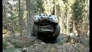 4x4 offroad Nissan Patrol y61 in Poland Wisla Pod Piramida 31032019 4K [upl. by Assert]