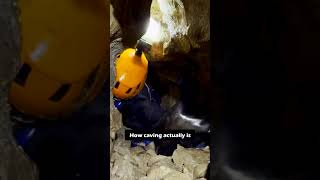 Caving Expectations vs Reality  adventure nature cave shorts [upl. by Winter]