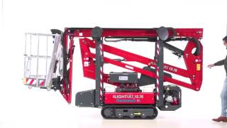 New tracked aerial platform LightLift 1370 Performance IIIS Hinowa [upl. by Riva]