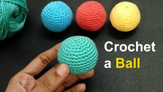 How to Crochet a Ball  Tutorial [upl. by Remsen]