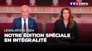 Législatives 2024  lédition spéciale de TF1 en intégralité [upl. by Coucher831]