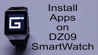 How to Install Apps on DZ09 and GT08 Smartwatch ⌚🎲🎮 [upl. by Echo]