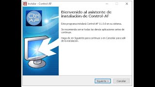 ControlAF Instalación del Sistema [upl. by Trillbee]