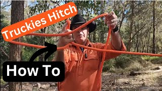 5 ways to tie a Truckers or Truckies hitch including how to do the fastest way to tie and untie it [upl. by Rehttam566]