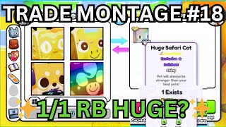 Trading Montage 18 ✨11 RB SHINY SAFARI CAT✨ Pet Simulator 99  Roblox [upl. by Pandich855]