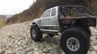 RC Axial SCX10 Honcho RTR  Lengerich Steinbruch [upl. by Drucy]