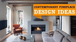 50 Modern Contemporary Fireplace Design Ideas to Bring Into Your Home [upl. by Wenz]