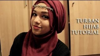 Turban Hijab Tutorial [upl. by Nimesay]