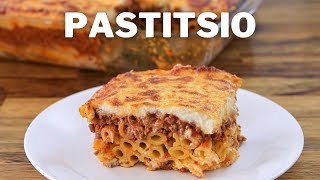 Pastitsio  Greek Lasagna Recipe 🇬🇷 [upl. by Pierrette]