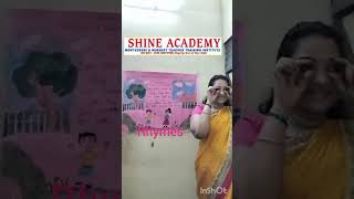 Montessori Teacher TrainingAppreciations for Rhymes presentation by IshwaryaShine Academy [upl. by Anaujnas]