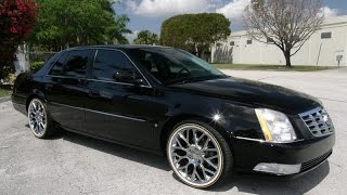 For Sale 2008 Cadillac DTS Sedan 20 Inch Chrome Wheels with Vogue tires [upl. by Qidas]