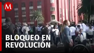 Maestros de la CNTE Y el SNTE realizan bloqueos en el circuito de Monumento a la Revolución [upl. by Olivie]