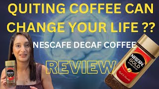 Is coffee Healthy or Unhealthy Nescafe Gold Decaf Coffee Review trending coffee nescafe [upl. by Suoirred]