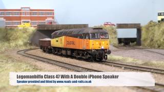 Double iPhone Speaker Fitted To A Bachmann Class 47 [upl. by Etyak]