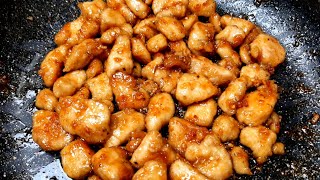 Honey Garlic Chicken Bites  Delicious Chicken Breasts Recipe [upl. by Windzer47]