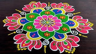 Sankranthi Special Design Rangoli 🌹 Sankranthi Muggulu 🌹 Sankranthi Kolam Rangoli 🌹 Sankranthi Rango [upl. by Bonnes648]