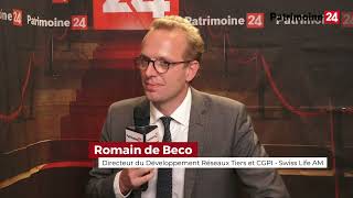 Interview avec Romain de Beco  Swiss Life AM  Patrimonia 2024 [upl. by Ailaro]