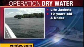 Operation Dry Water To Target Drunk Boaters [upl. by Duarte166]