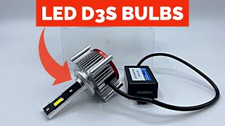 D3S LED vs HID  LightingTrendz [upl. by Ahsekal]