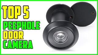 TOP 5 Best Peephole Door Camera 2023 [upl. by Lexine]