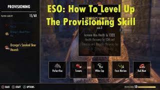 ESO How To Level Up Your Provisioning Skill [upl. by Abdel]