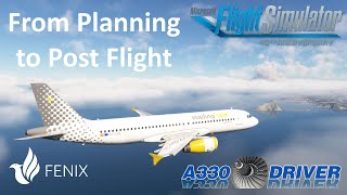 Fenix A320 A COMPLETE flight from PLANNING to POST FLIGHT  Real Airline Pilot [upl. by Avigdor]