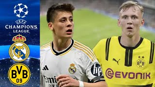 Real Madrid  Borussia Dortmund  UEFA Şampiyonlar Ligi 2024 Maç Özeti [upl. by Retsae]