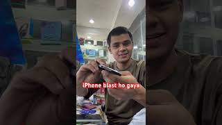 iPhone 13 Pro max blast ho gaya viralshort youtubeshorts technology trendingshort [upl. by Madden]