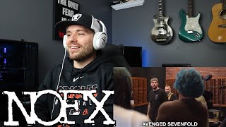 NOFX  Linewleum Featuring Avenged Sevenfold REACTION [upl. by Ailssa]