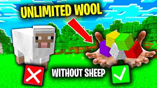 The EASIEST Wool Farm in Minecraft 121  Without Sheep [upl. by Naryk]