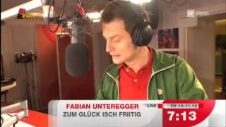 «Zum Glück ist Freitag» vom 16112012 22  Comedy mit Fabian Unteregger  SRF [upl. by Aiuqes]