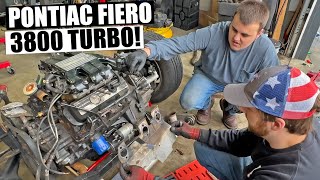 Fiero 3800 Turbo Swap Saying Goodbye to the 28L V6 amp 4Speed [upl. by Candra999]