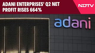 Adani Enterprises Q2 Results  Adani Enterprises Q2 Net Profit Rises 664 To Rs 1741 Crore [upl. by Haslam520]