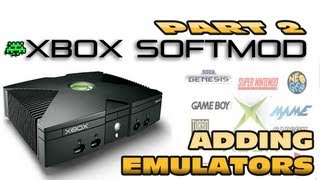 Xbox Softmod Tutorial  Part 2 Adding Emulators amp Roms Easy to do [upl. by Suolhcin]