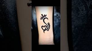 Viral S💕Tetto With Henna For S❤️Lover hennatetto trendingshort viralvideo subscribe [upl. by Bowman]