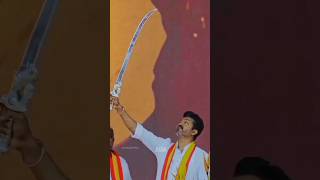 thalapathy vijay X kanda Vara sollunka version thalapathy vijay Maanadu unseen thalapathy have knife [upl. by Atteuqcaj535]