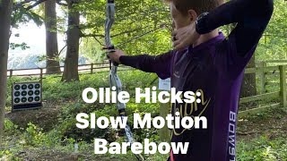 Slow Motion Barebow  Ollie Hicks [upl. by Grondin971]