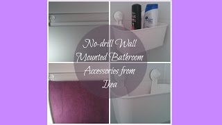 Nodrill Wall Mounted Ikea Bathroom Accessories [upl. by Ttergram156]