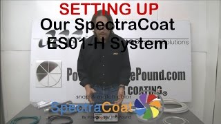 How to set up a Powder Coating Gun SpectraCoat ES01H System  PBTP [upl. by Elbon918]