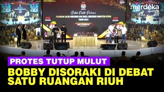 Bobby Disoraki di Debat Pilkada Sumut Bikin Satu Ruangan Riuh Protes Tutup Mulut [upl. by Qiratla]