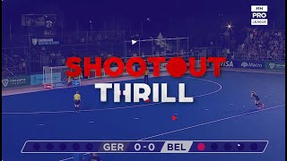 Shootout Thrill  Germany vs Belgium W FIH Hockey Pro League 202223 [upl. by Salomi179]