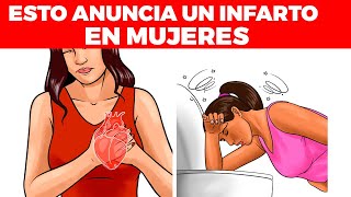 9 Síntomas de un infarto en mujeres que no debes ignorar y cuando acudir a urgencias [upl. by Gilges733]