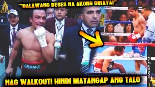 PANGALAWANG BESES NA DAW SYANG DINAYA JUAN MANUEL MARQUEZ NAG WALKOUT PAGKATAPOS MATALO KAY PACMAN [upl. by Citron937]